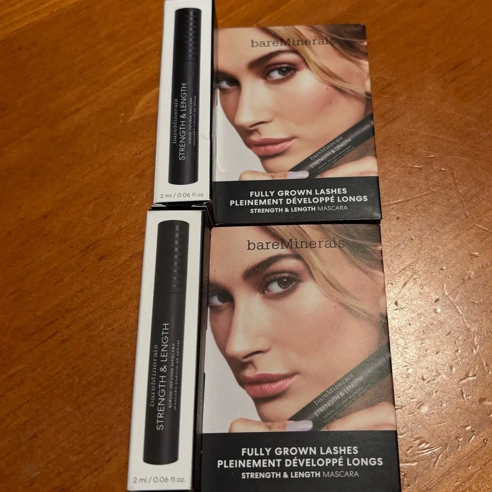 2 Bareminerals Strength & Length Serum-Infused Mascaras